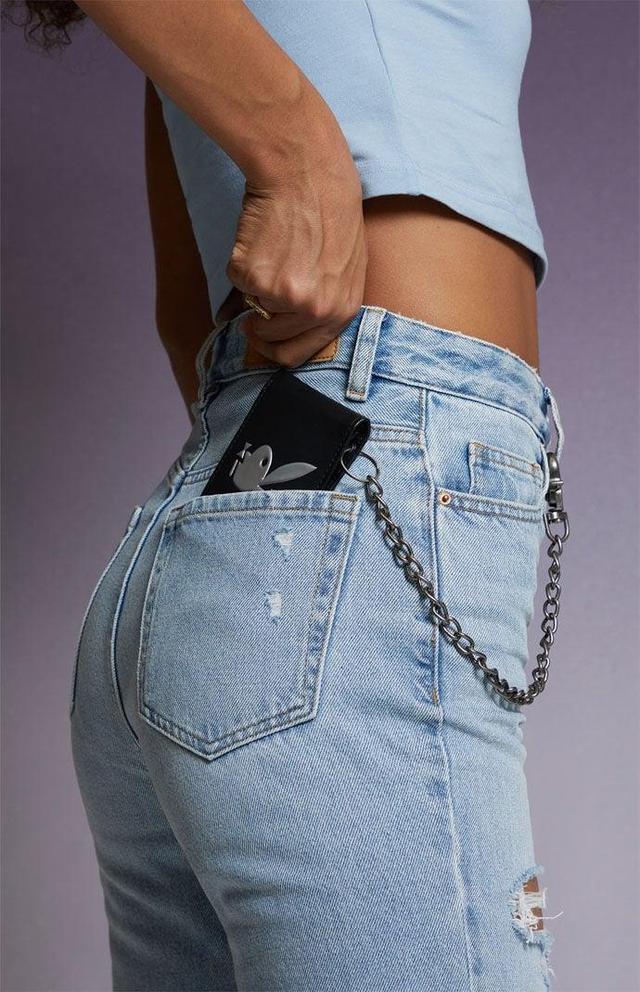 Playboy By PacSun Womens Bunny Chain Wallet Product Image