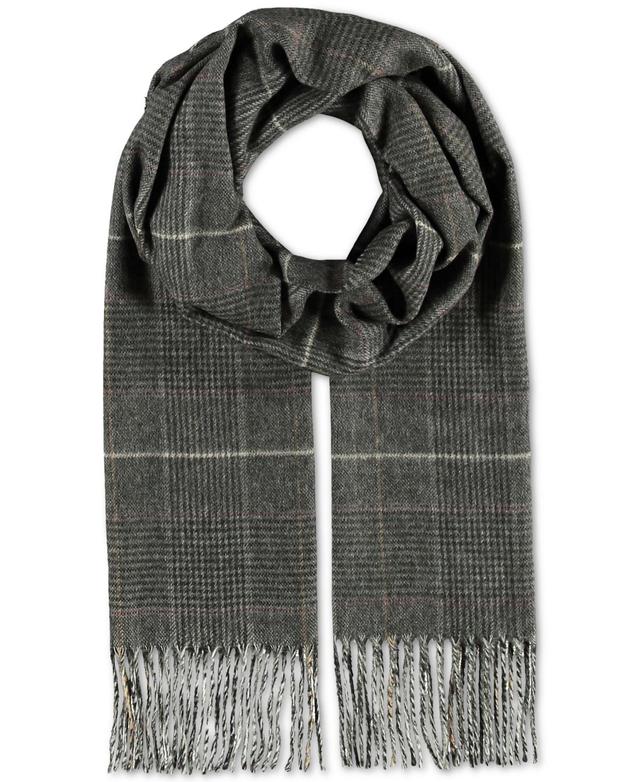 V. Fraas Mens Prince of Wales Plaid Scarf Product Image