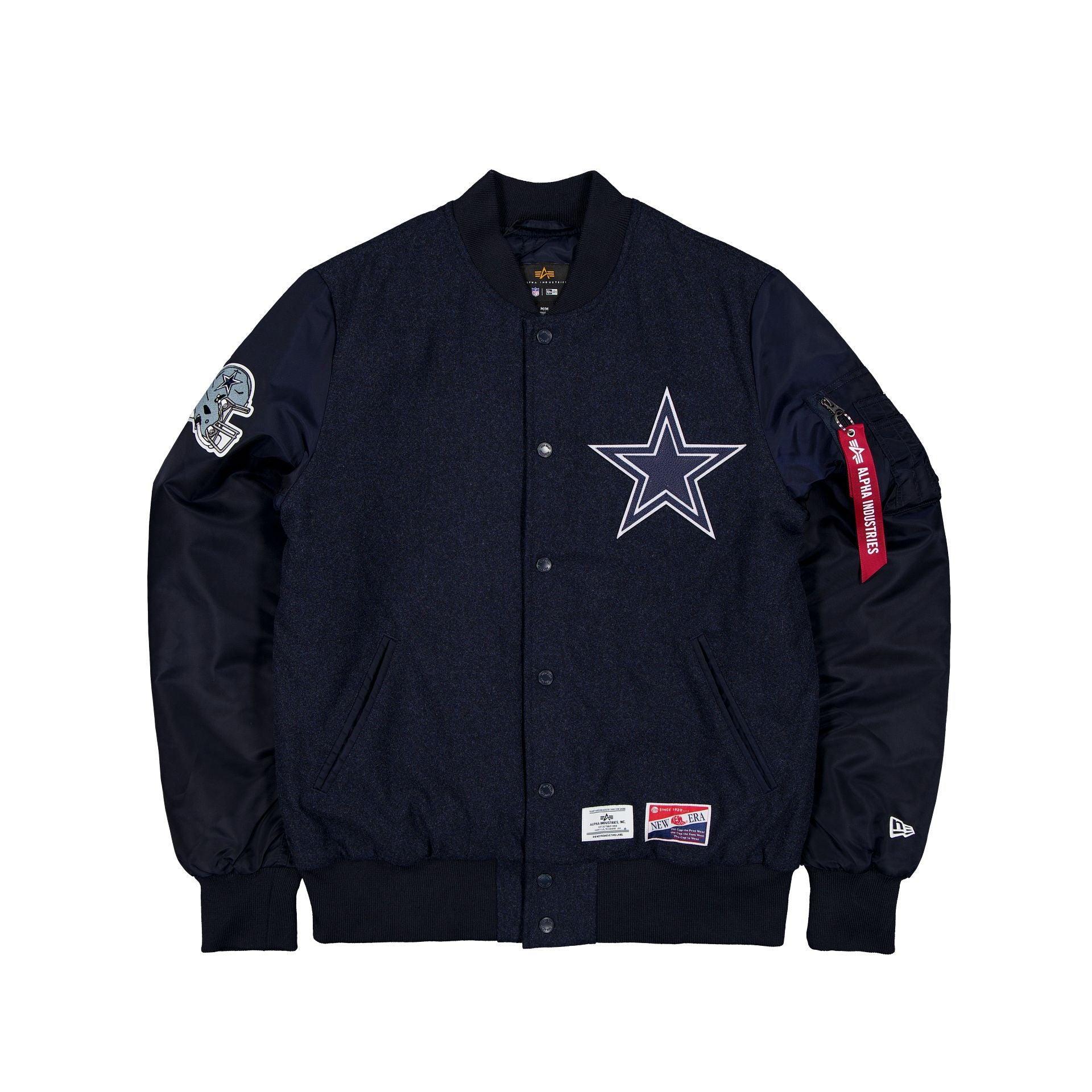 Alpha Industries x Dallas Cowboys MA-1 Wool Varsity Jacket Male Product Image