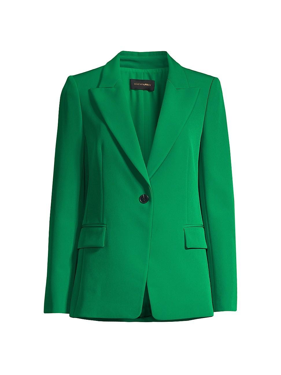 Womens Jordi Milano Twill Blazer Product Image