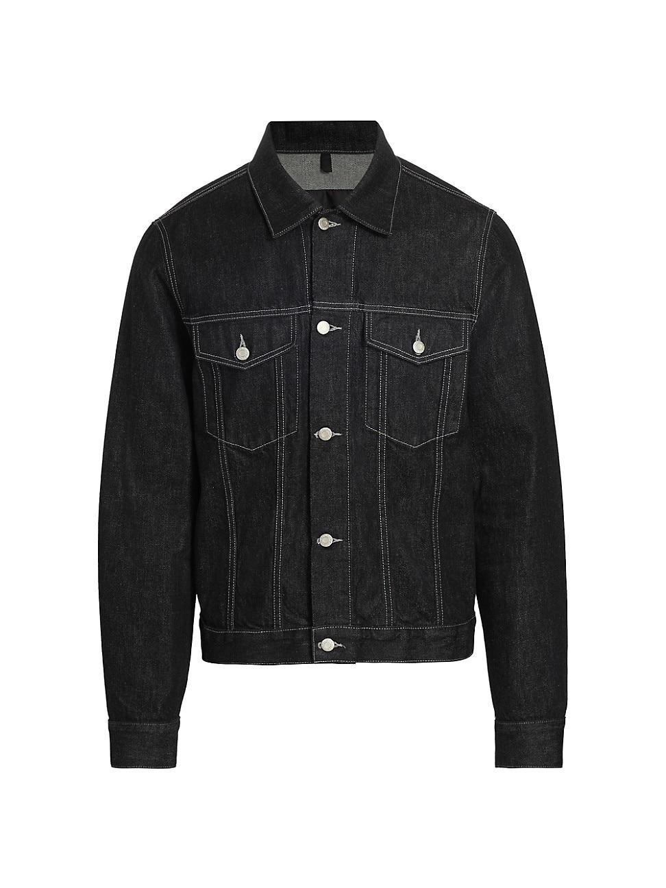 Mens Denim Trucker Jacket Product Image