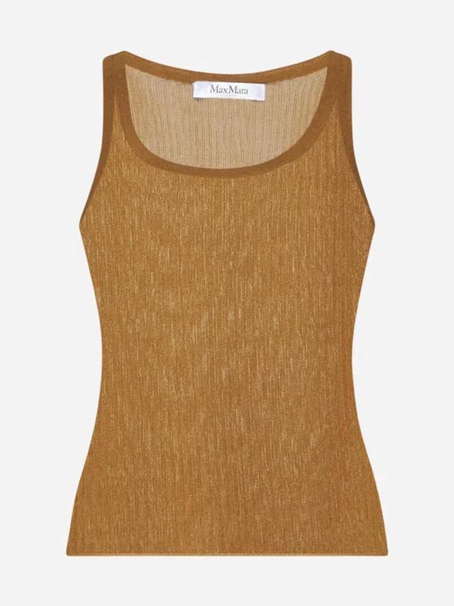 MAX MARA Bastia Tank Top In Tobacco Product Image