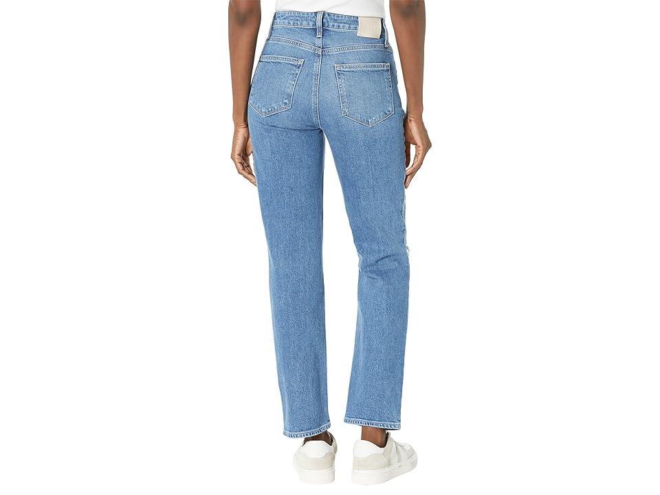 Paige Stella Straight in Reverb Destructed (Reverb Destructed) Women's Jeans Product Image