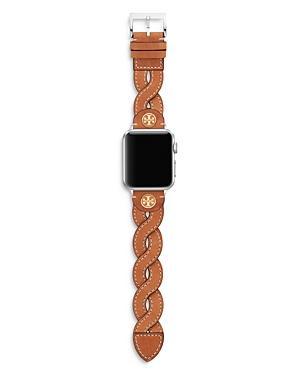 Tory Burch Braided Leather 20mm Apple Watch Watchband Product Image