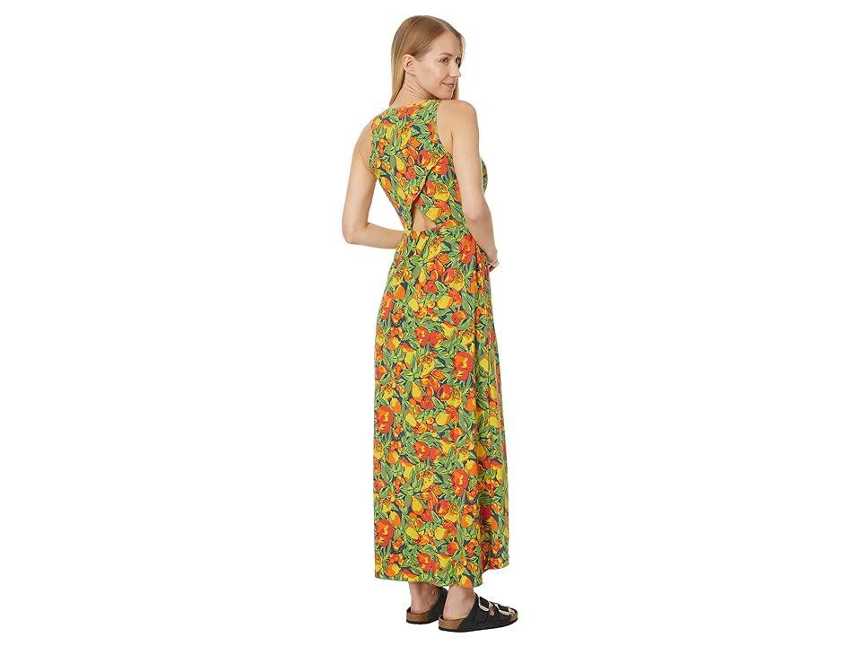 Toad&Co Sunkissed Maxi Dress (Midnight Fruit Print) Women's Dress Product Image