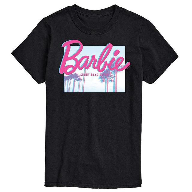 Big & Tall Barbie Dream Summer Pool Sunny Days Graphic Tee, Mens Product Image