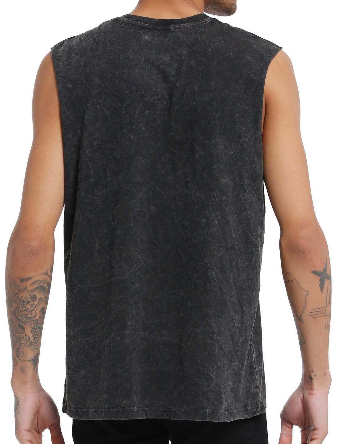 Chainsaw Man Power Dark Wash Muscle Tank Top Product Image