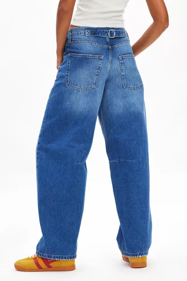 BDG Logan Buckle Baggy Barrel Jean Womens at Urban Outfitters Product Image