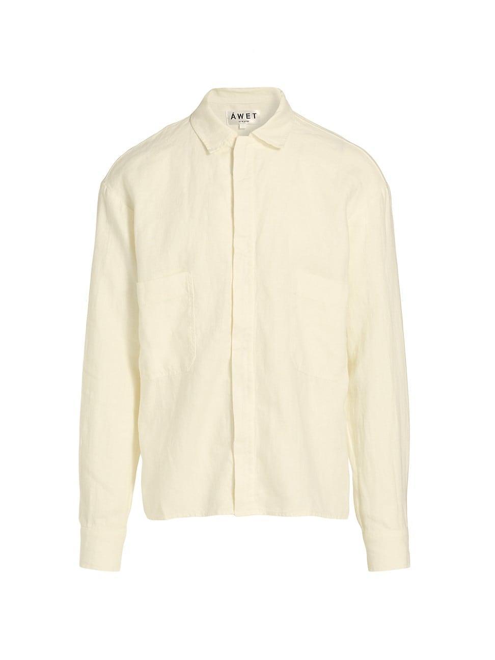 Mens Nazret Linen Shirt Product Image