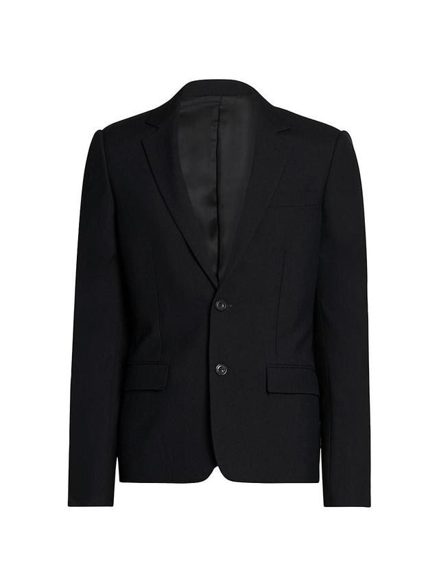 Mens New Permanent Single-Breasted Wool Jacket Product Image