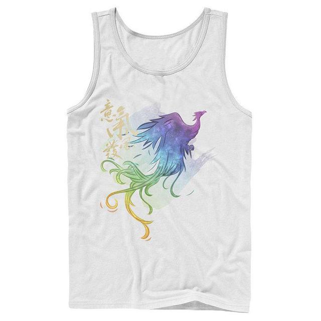 Mens Disney Mulan Live Action Phoenix Watercolor Tank Top Product Image