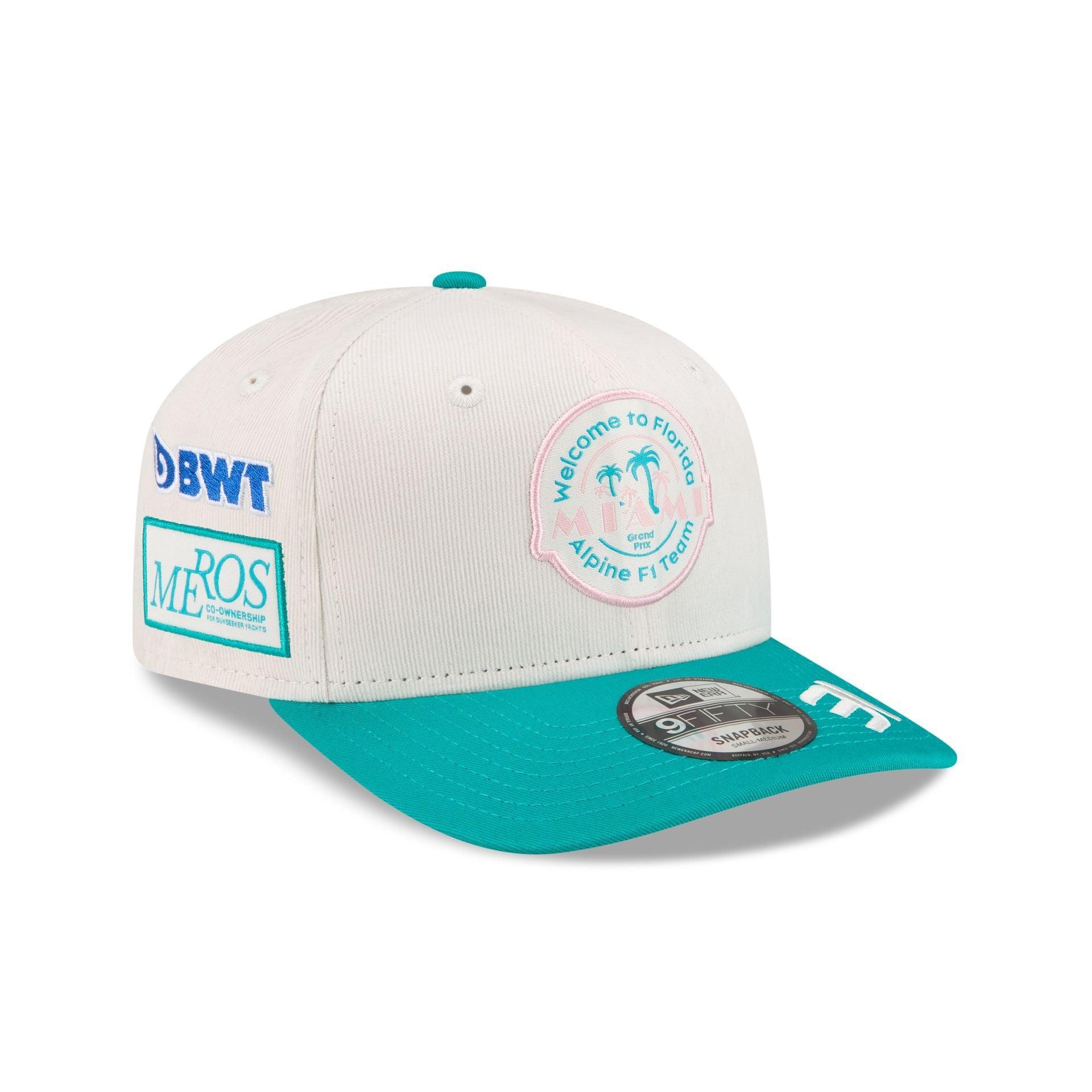 2024 Miami Race Special BWT Alpine F1 Team Esteban Ocon 9FIFTY Original Fit Snapback Hat Male Product Image