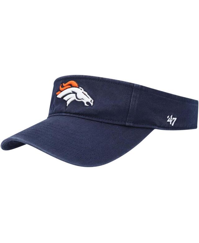 Mens Navy Denver Broncos Clean Up Visor Product Image