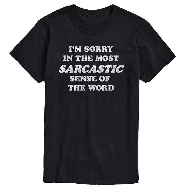 Big & Tall Im Sorry Sarcastic Graphic Tee, Mens Blue Product Image