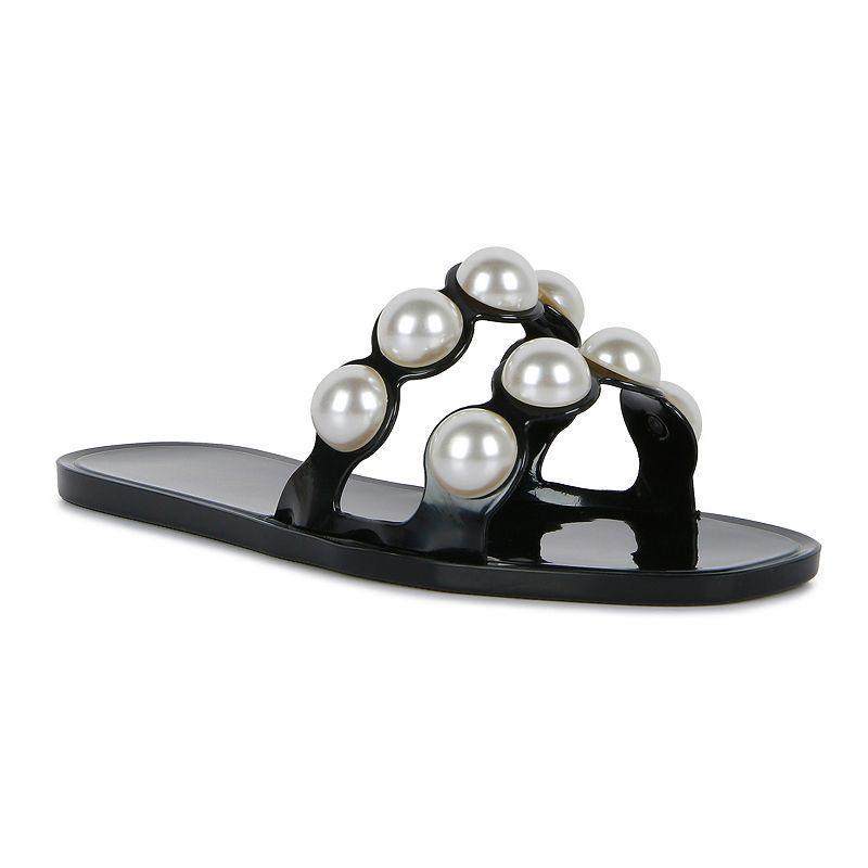 London Rag Pearla Womens Jelly Slide Sandals Product Image