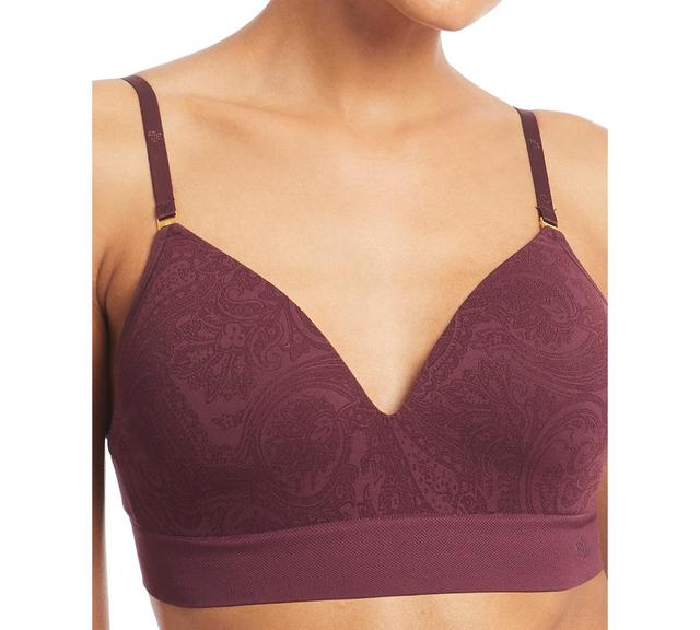 Lauren Ralph Lauren Womens Wireless Plunge-Neck Bra Product Image