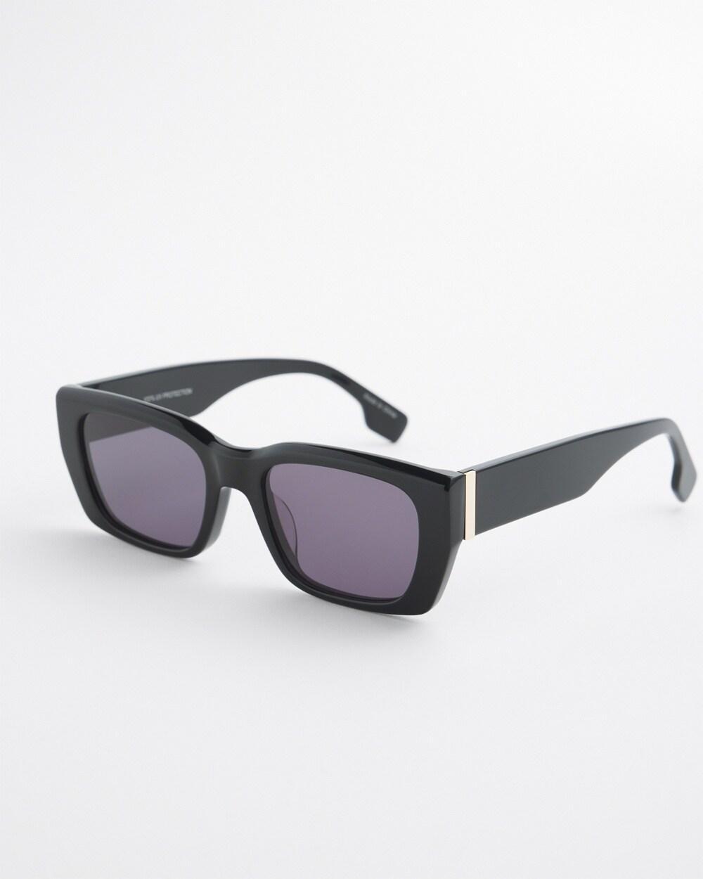 Black Rectangle Sunglasses   Chico's - Black - Women Product Image