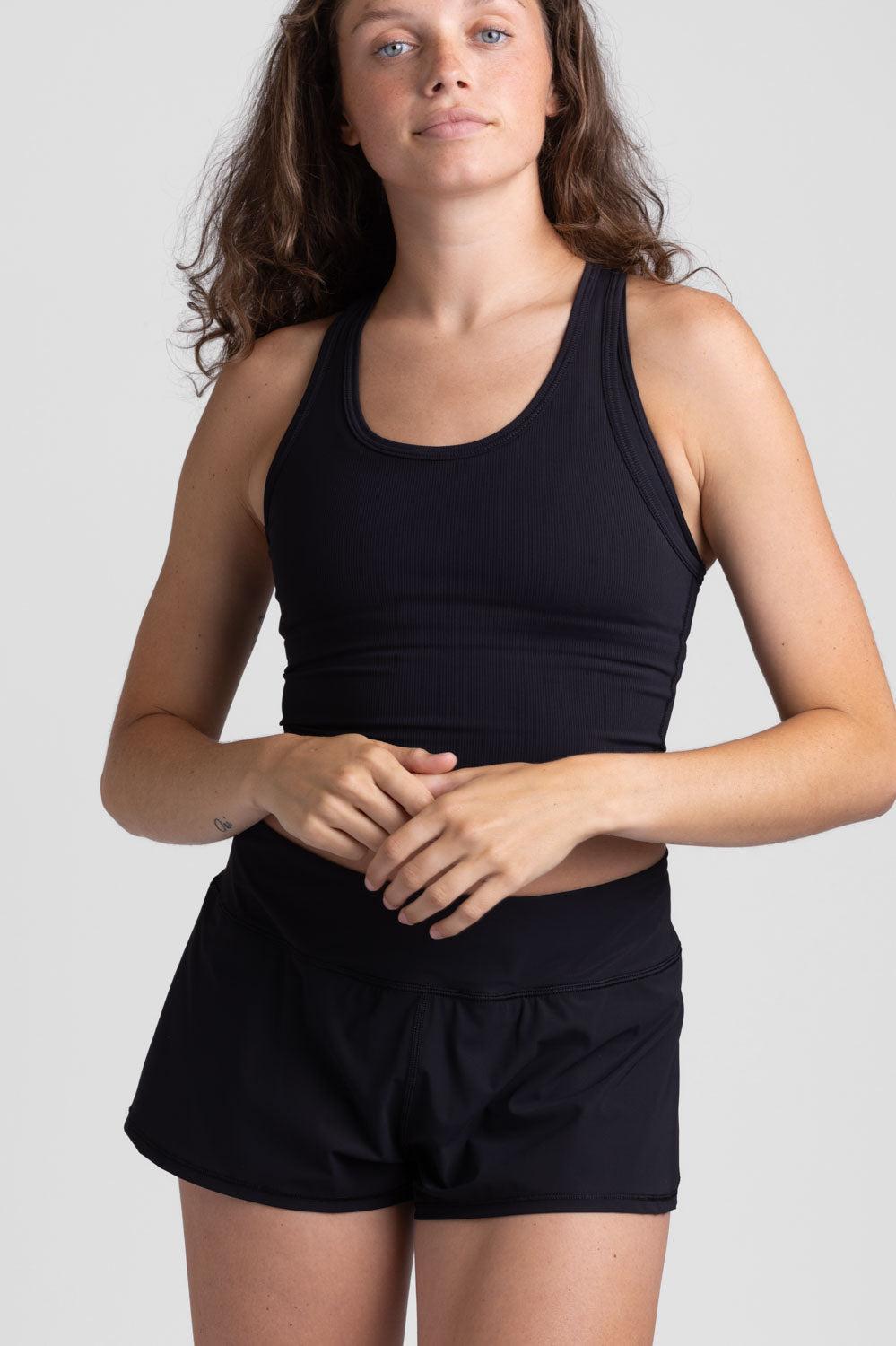 Poppy Run Short - Black Female Product Image