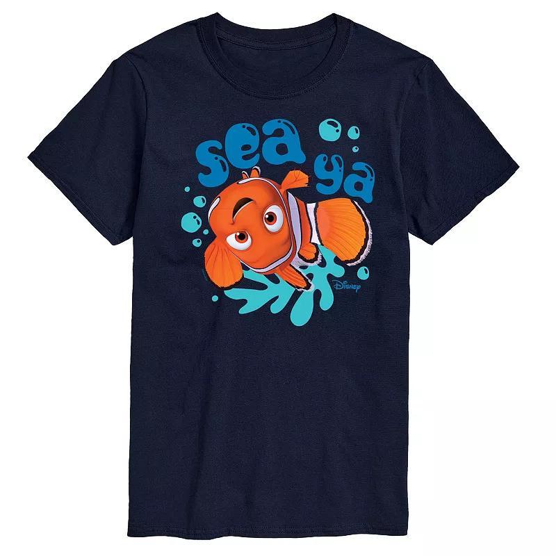 Disney / Pixars Finding Nemo Mens Sea Ya Graphic Tee Ivory Product Image