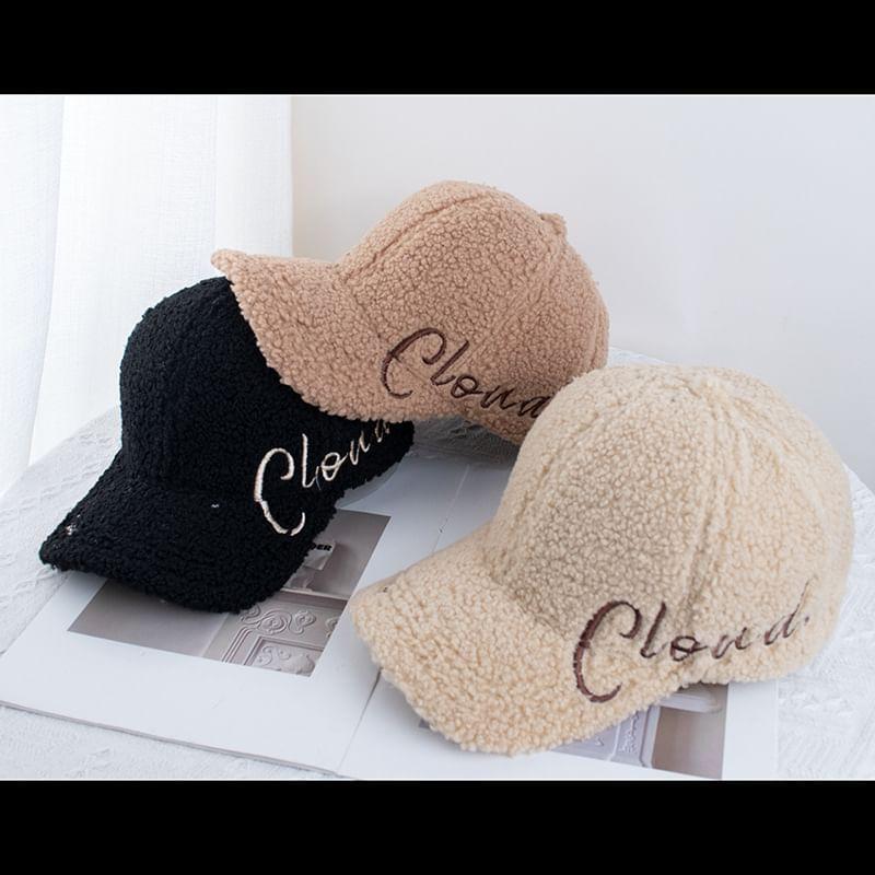 Lettering Embroidered Chenille Baseball Cap product image