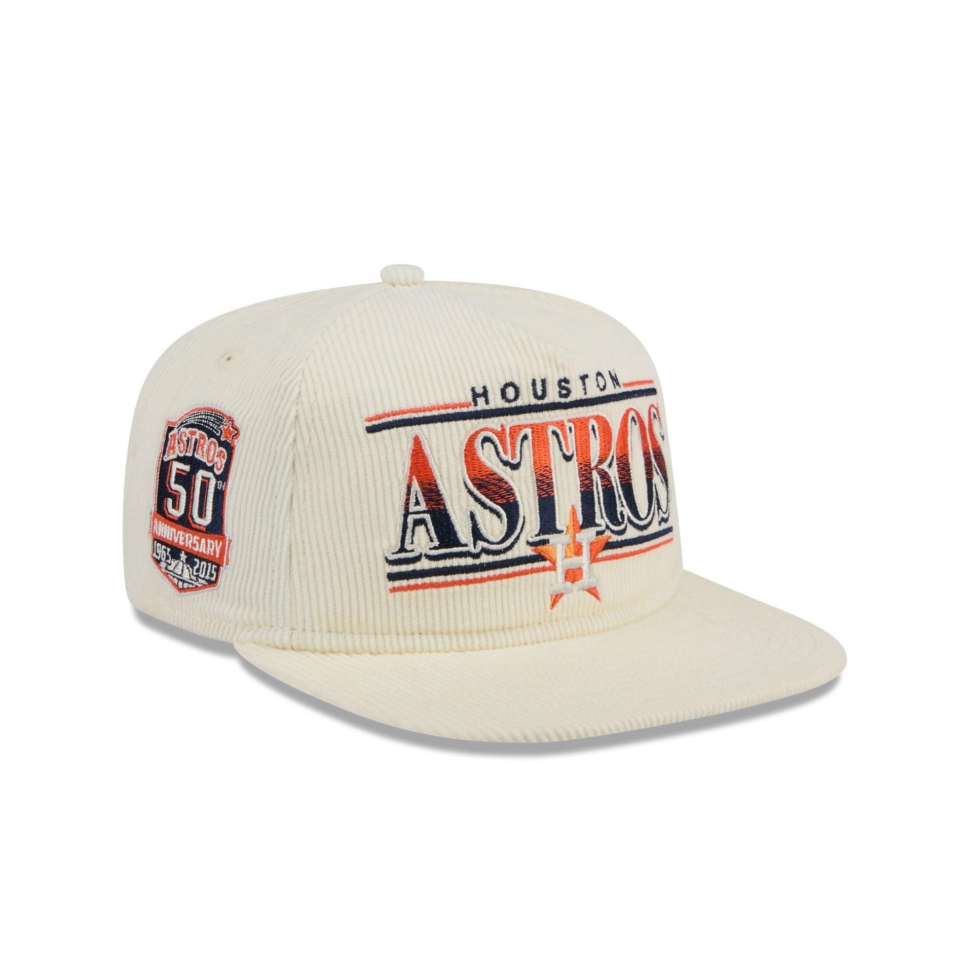 Houston Astros Throwback Corduroy Golfer Hat Male Product Image