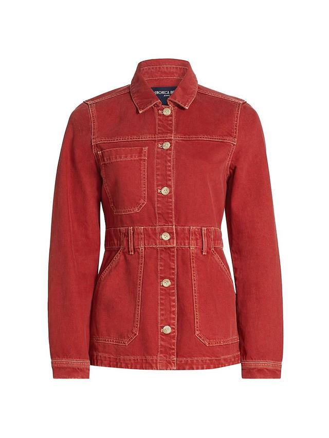 Womens Anzu Denim Utility Jacket Product Image