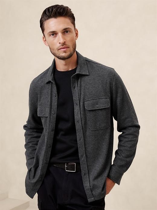 Twill Knit Shirt Product Image