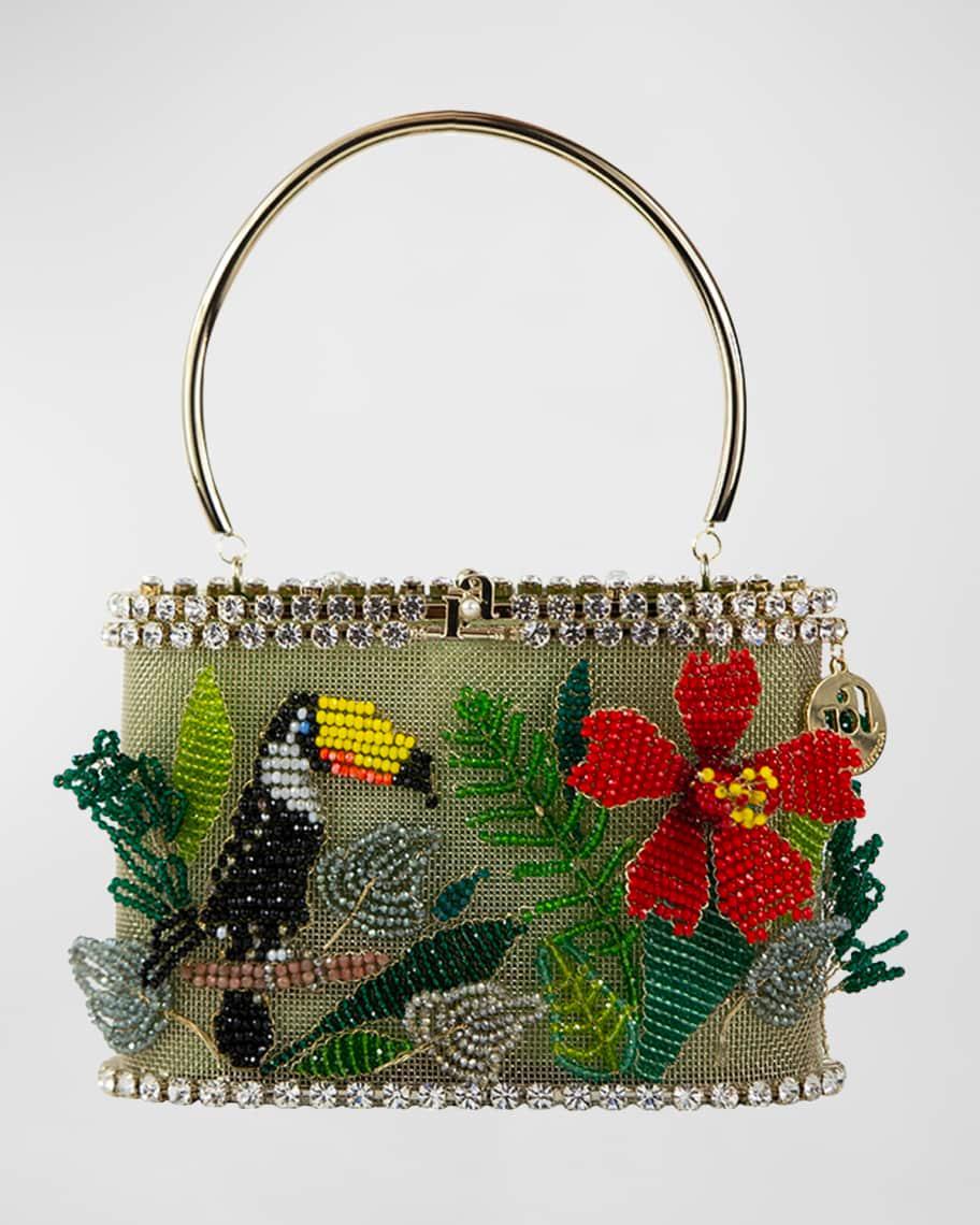 Holli Tropicale Beaded Top-Handle Bag Product Image