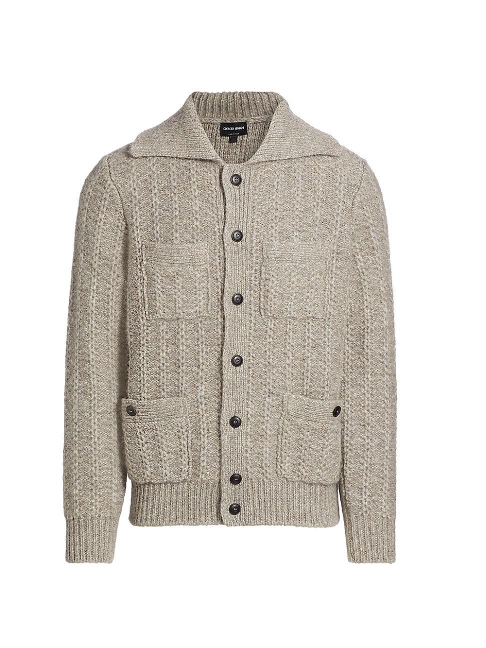 Mens 4-Pocket Cardigan Jacket Product Image