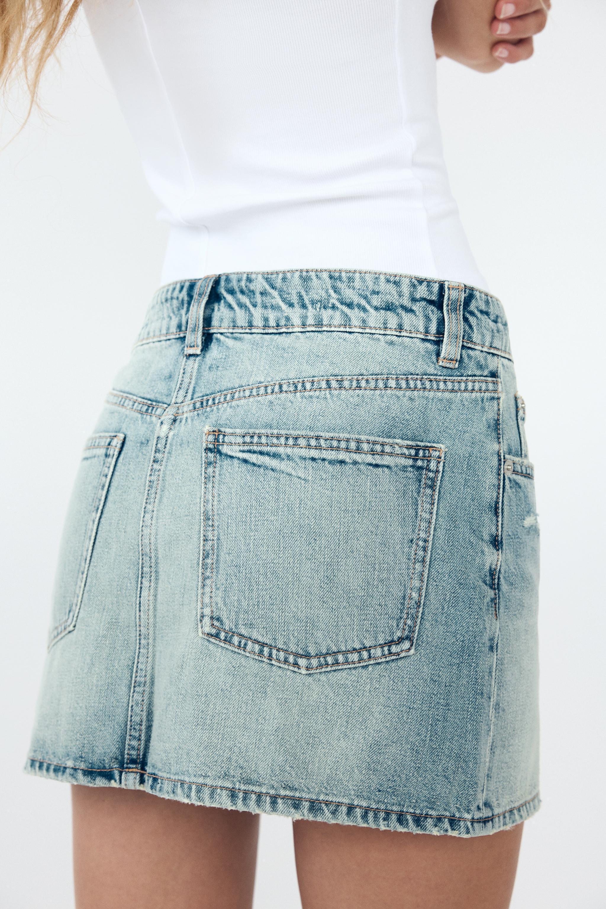 TRF DENIM MINI SKIRT Product Image