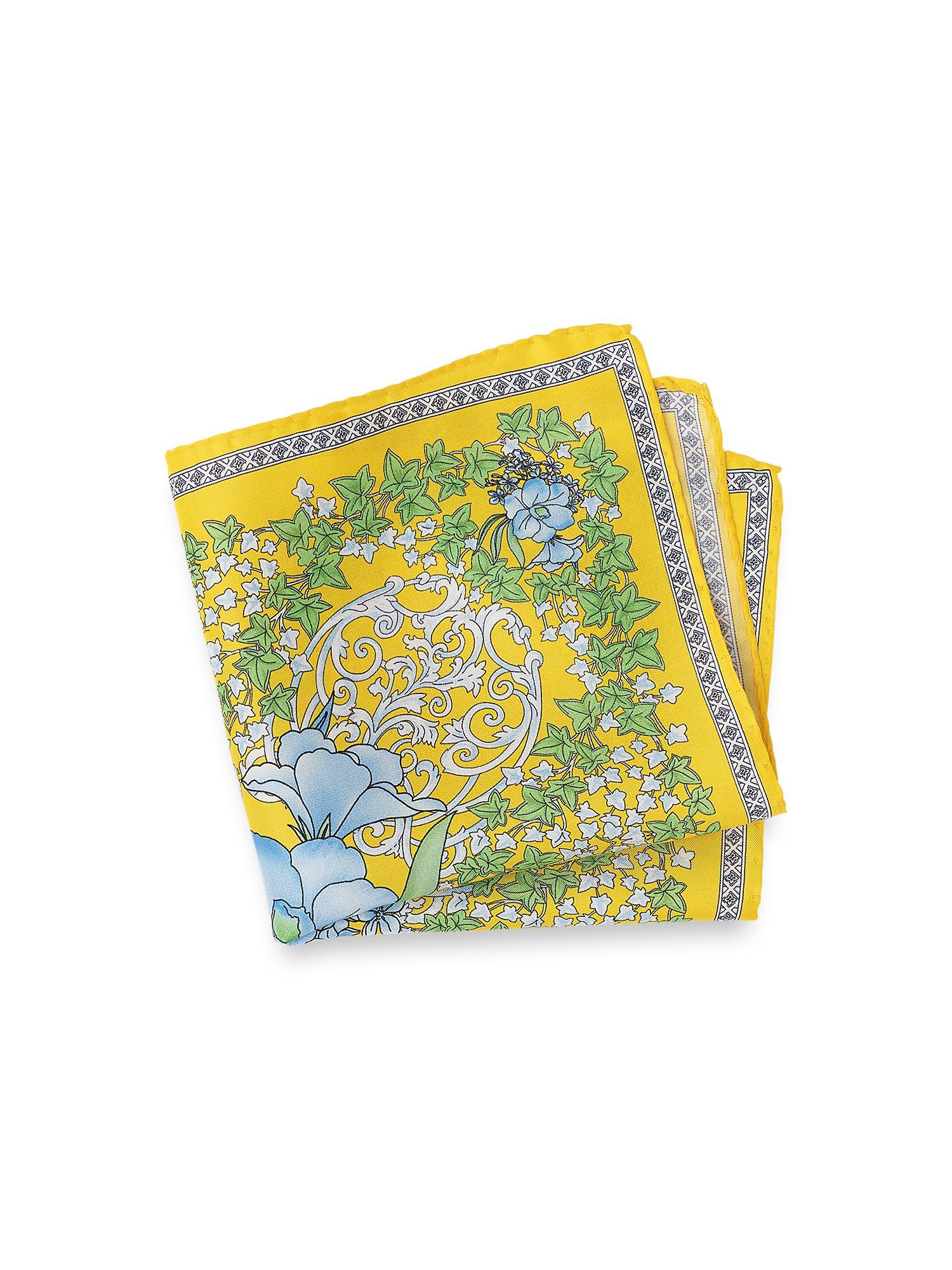 Floral Silk Pocket Square Product Image