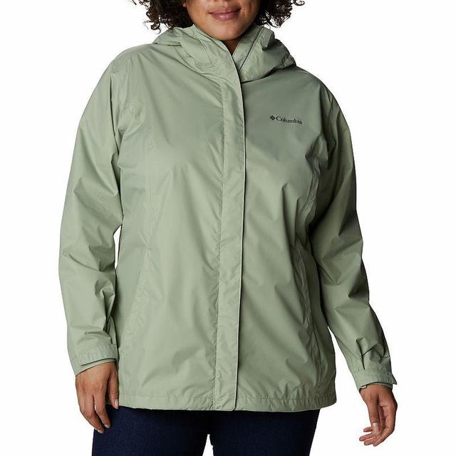 Plus Size Columbia Arcadia II Hooded Packable Jacket, Womens Product Image