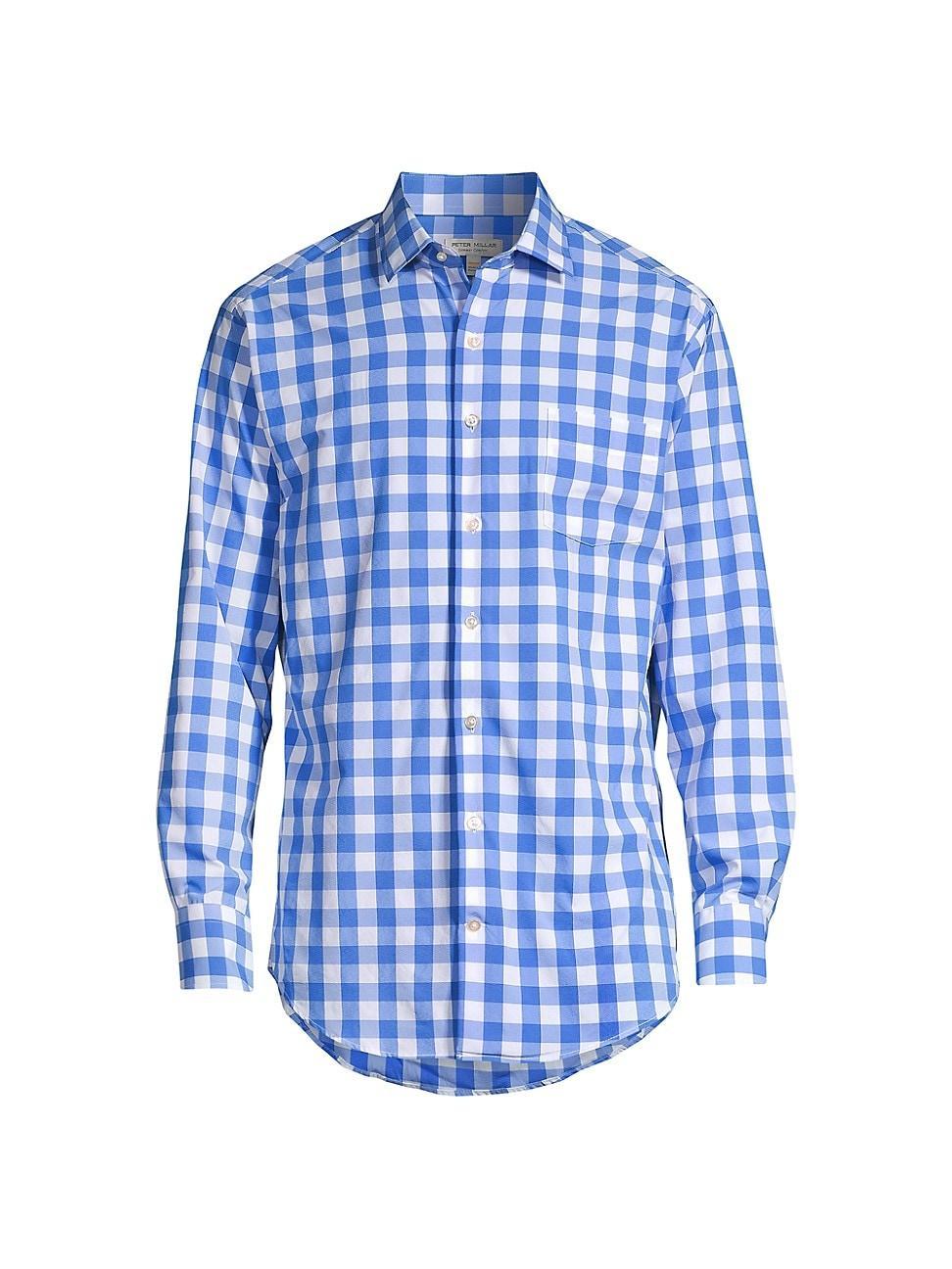 Crown Van Ness Plaid Button-Front Shirt Product Image