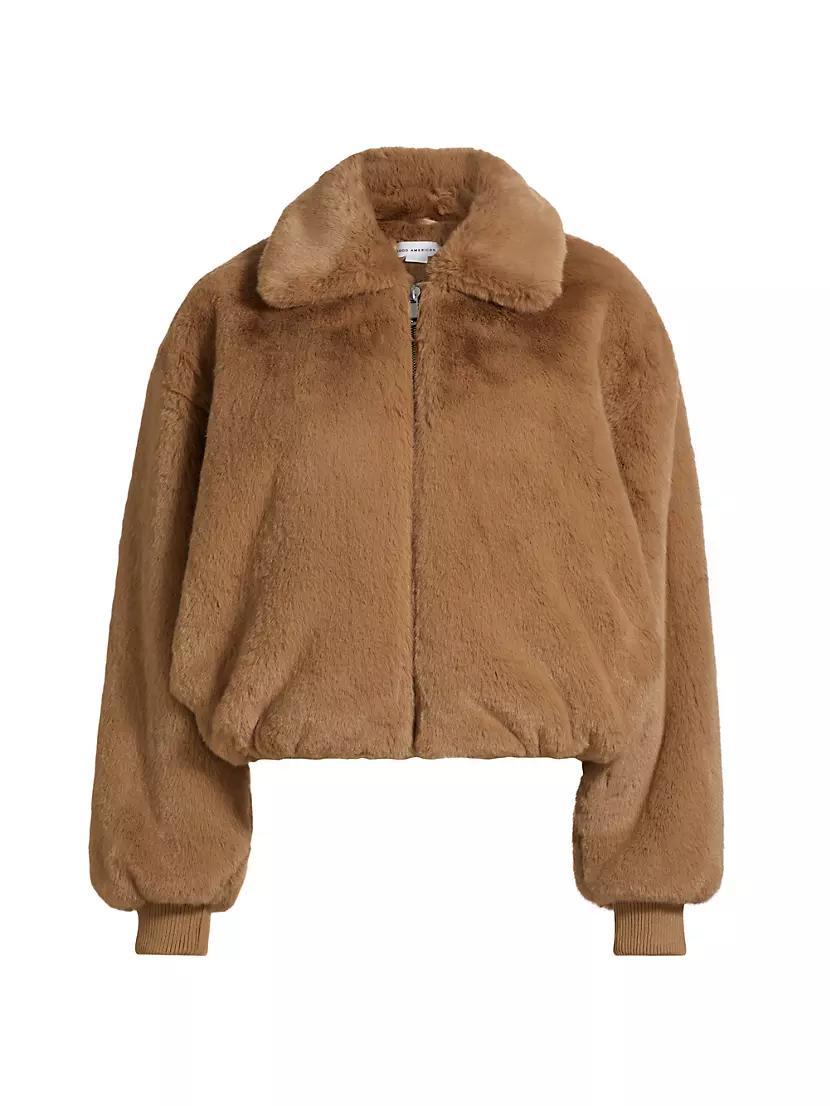 Faux Fur Collared Coat product image