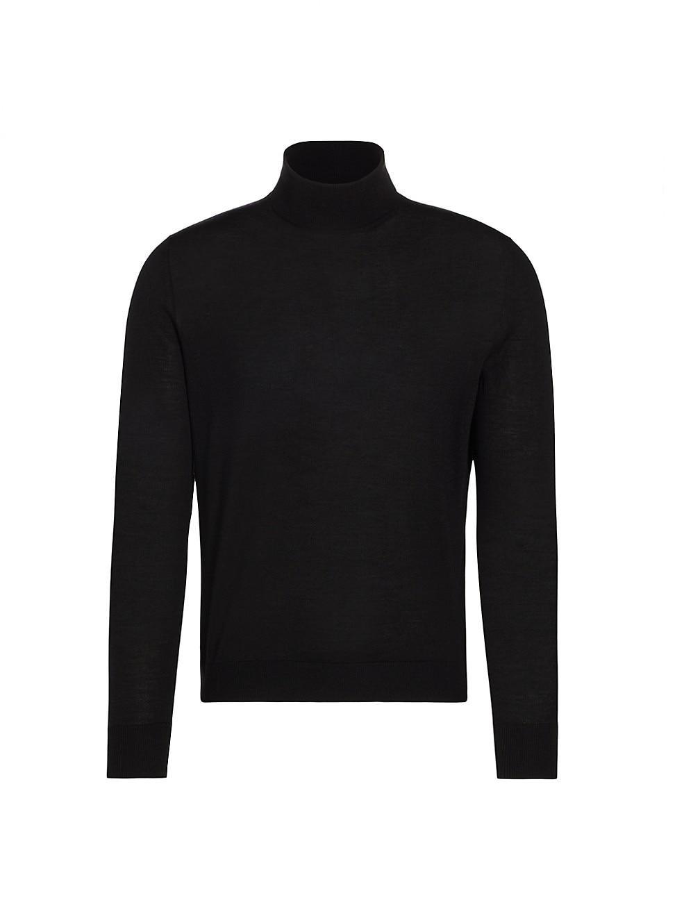 Mens Casper Wool-Silk Tailored Sweater Product Image