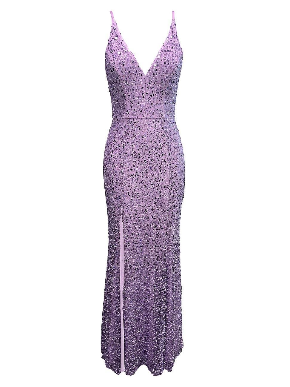 Womens Iris Sequin Tulle Gown Product Image