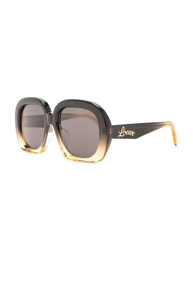 Loewe Curvy Sunglasses Black.. Product Image