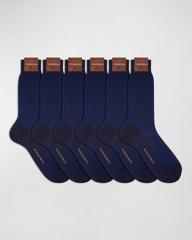 Mens 6-Pack Cotton Socks Product Image