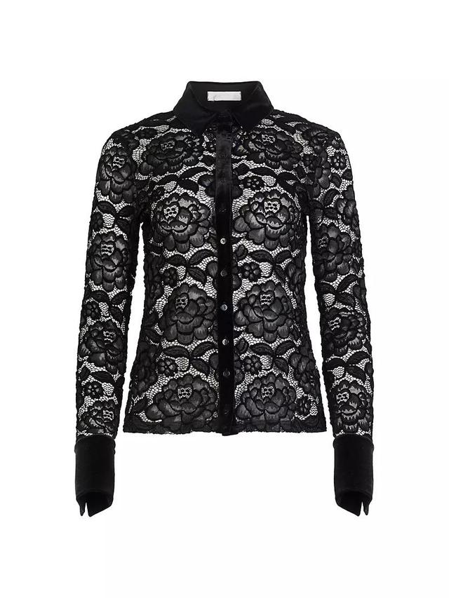 Salinger Sheer Floral Shirt Product Image