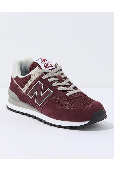 New Balance Mens 574 Sneaker Mens Wine 12 Product Image