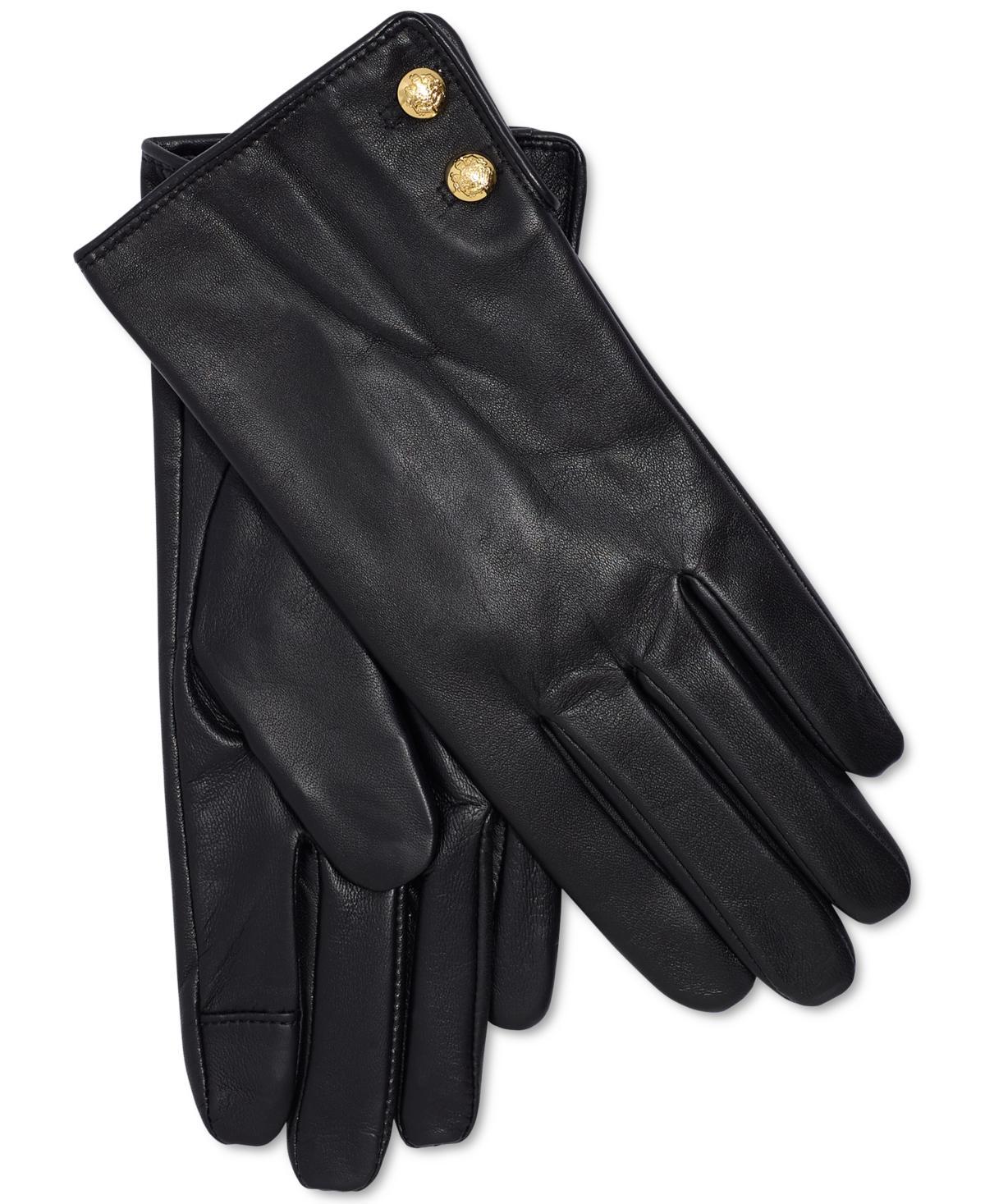 Lauren Ralph Lauren Womens Leather Touchscreen Gloves Product Image