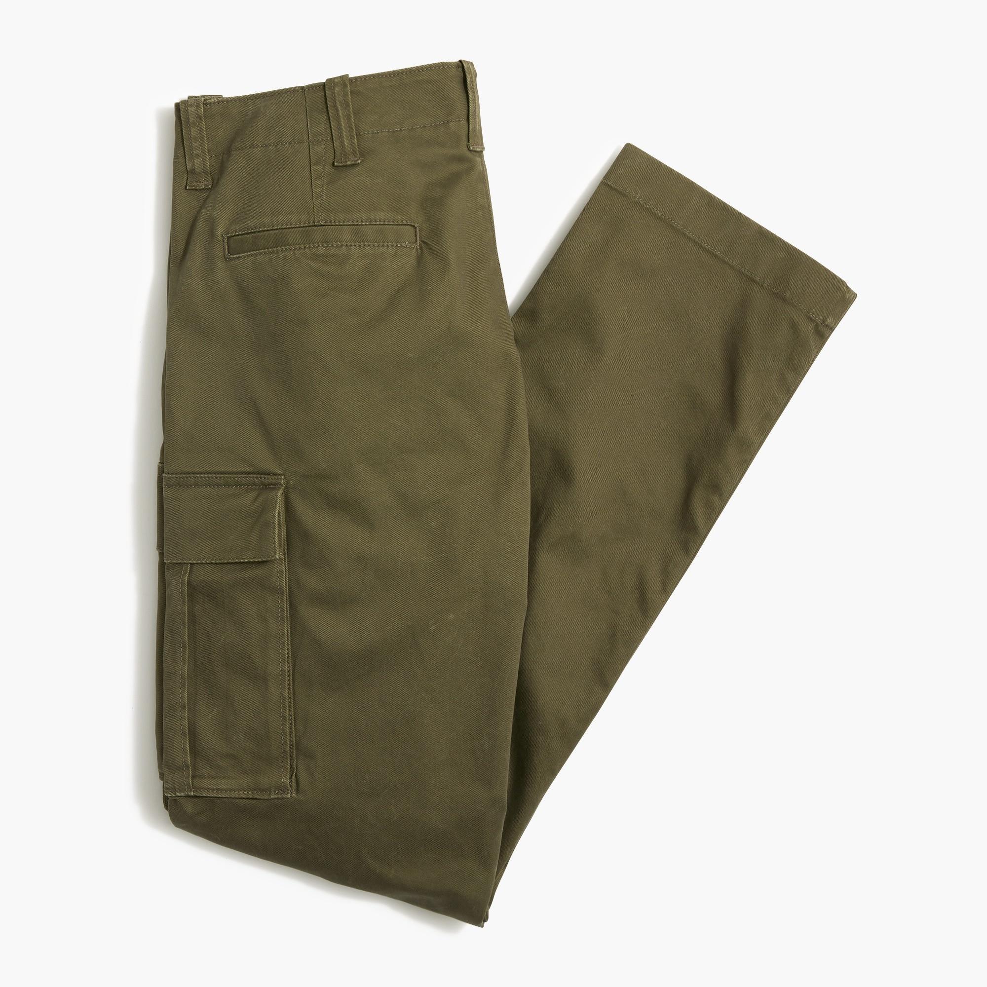 Straight-leg twill cargo pant Product Image