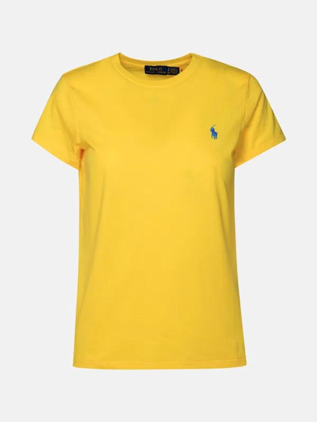 Yellow Cotton T-shirt Product Image