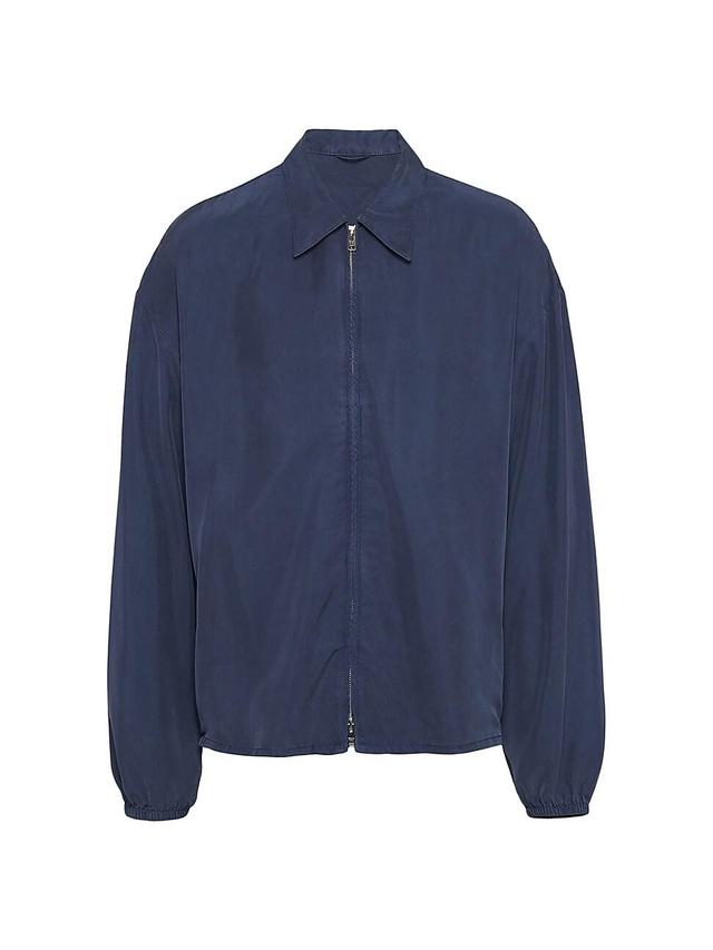 Mens Silk Blouson Jacket Product Image