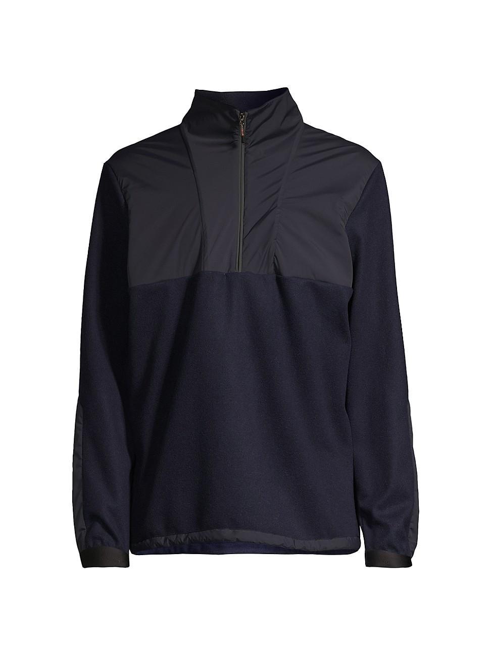 Mens Zipped Skipper Half-Zip Sweatshirt Product Image