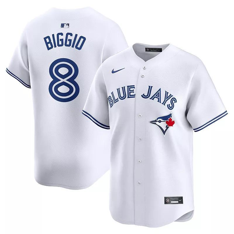 Mens Nike Cavan Biggio White Toronto Blue Jays Home Limited Player Jersey Product Image