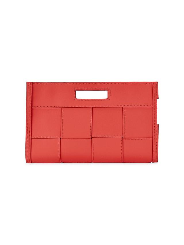 Womens Remy Leather Clutch Product Image