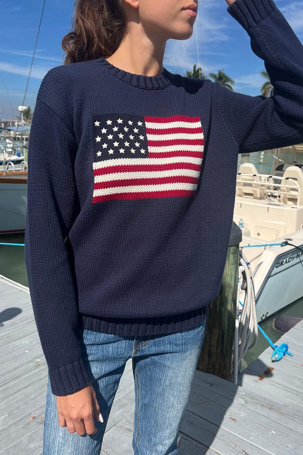 Nico American Flag Sweater Product Image