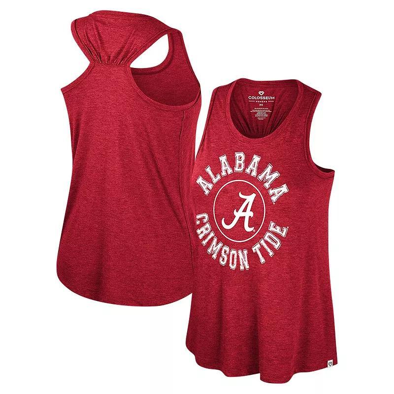 Womens Colosseum Crimson Alabama Crimson Tide Prudence Racerback Tank Top Product Image