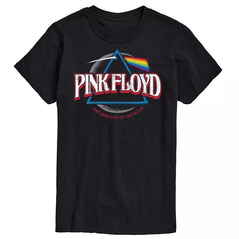 Big & Tall Pink Floyd DSOTM Tee, Mens Black Product Image